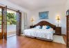 Villa Alexandre master bedroom with roof terrace