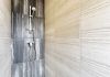 Modern shower at Villa Begonia